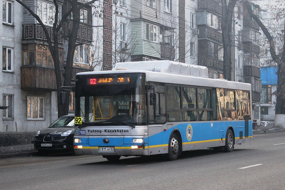 Алматы, Yutong ZK6118HGA № 760