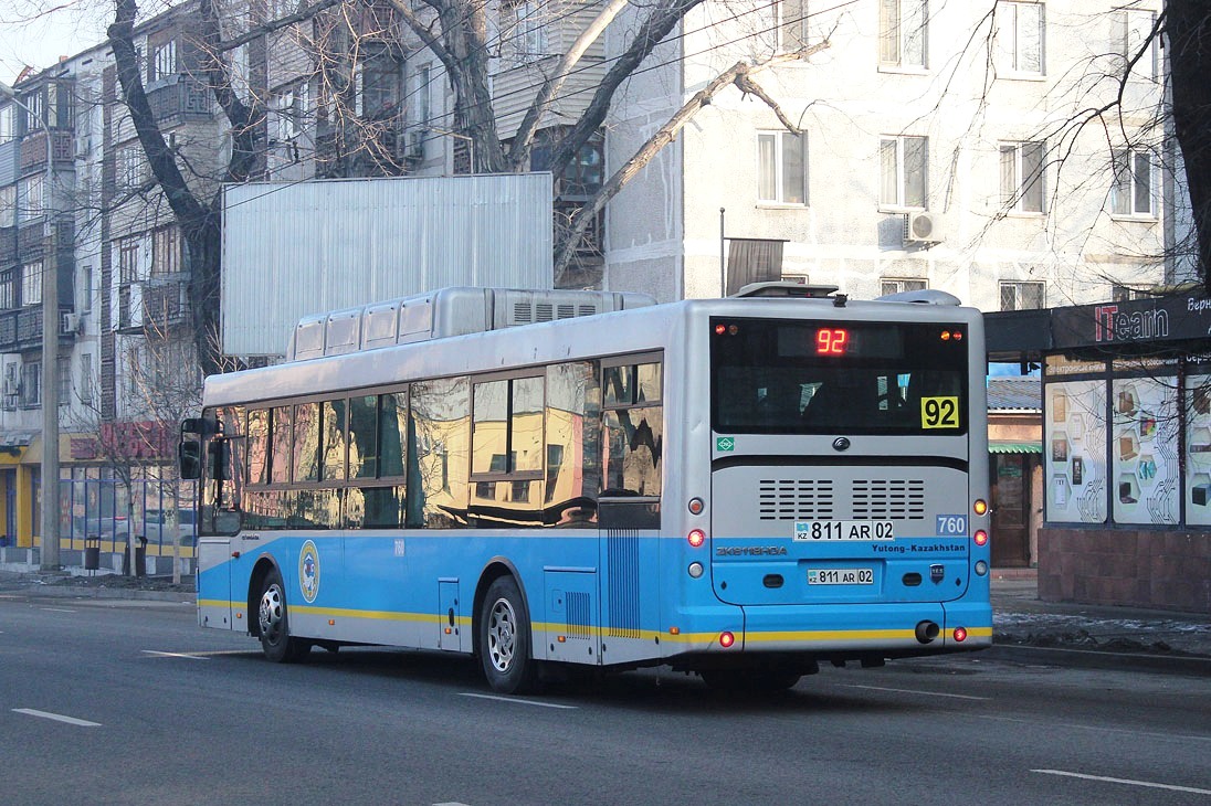 Алматы, Yutong ZK6118HGA № 760