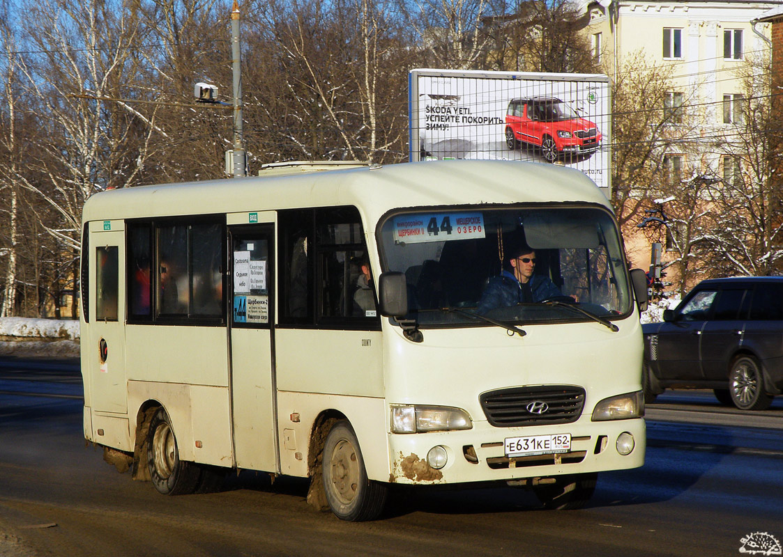 Нижегородская область, Hyundai County SWB C08 (РЗГА) № Е 631 КЕ 152