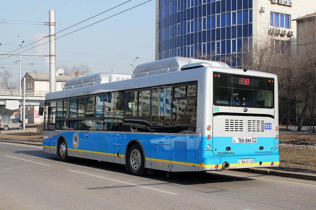 Алматы, Yutong ZK6118HGA № 531