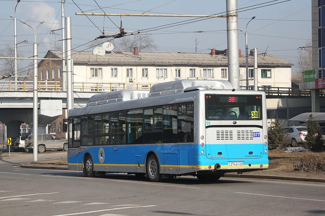 Алматы, Yutong ZK6118HGA № 577