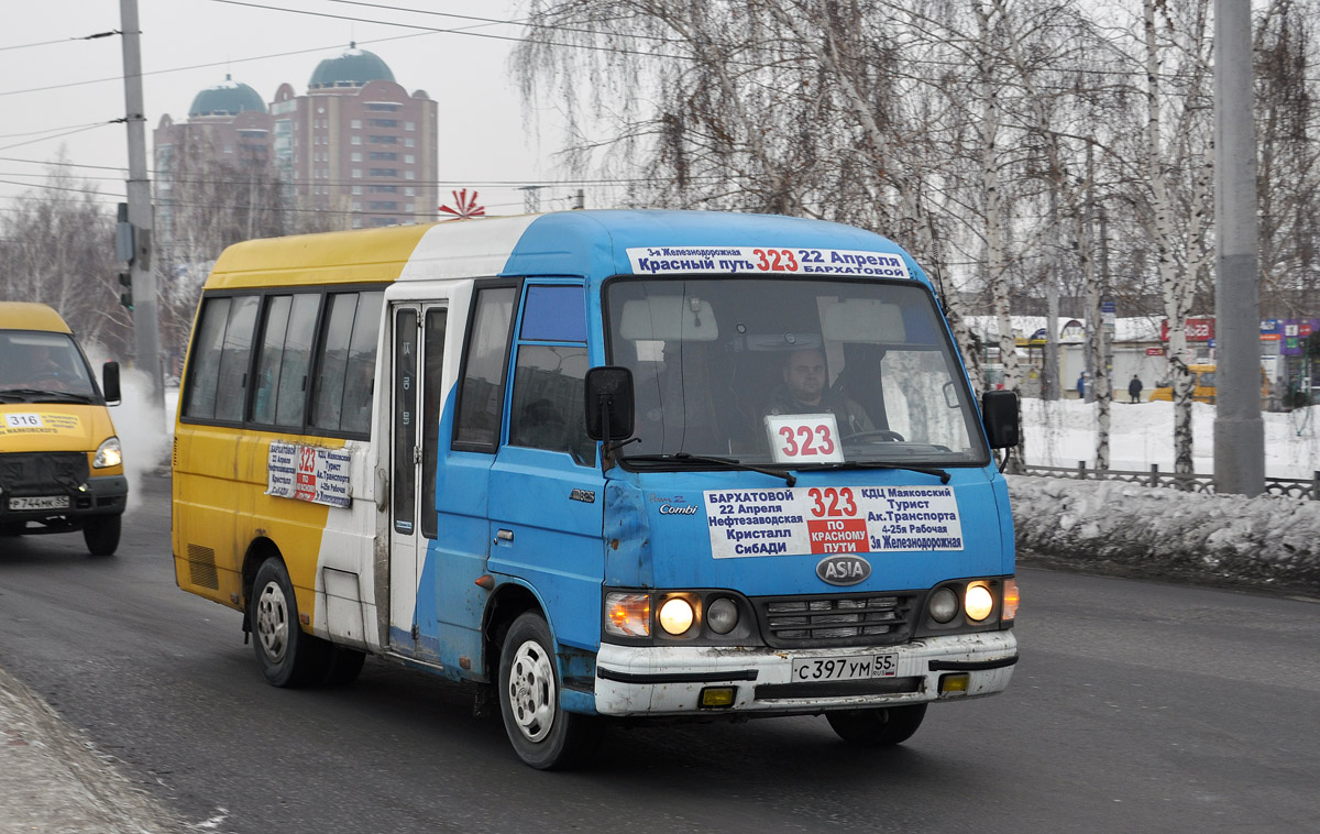 Омская область, Asia AM825A Combi № С 397 УМ 55