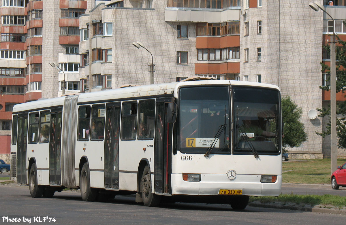 Псковская область, Mercedes-Benz O345G № 666