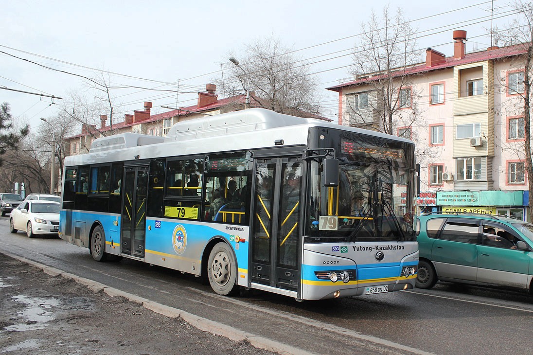 Алматы, Yutong ZK6118HGA № 593