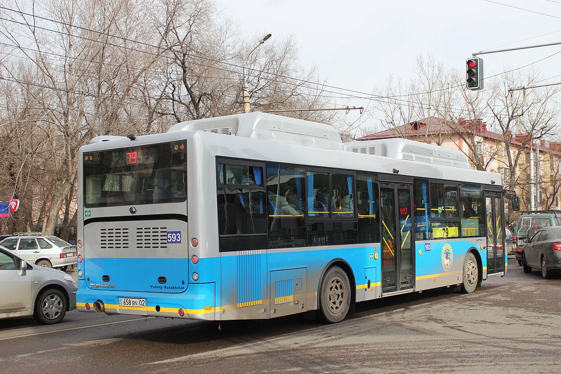 Алматы, Yutong ZK6118HGA № 593