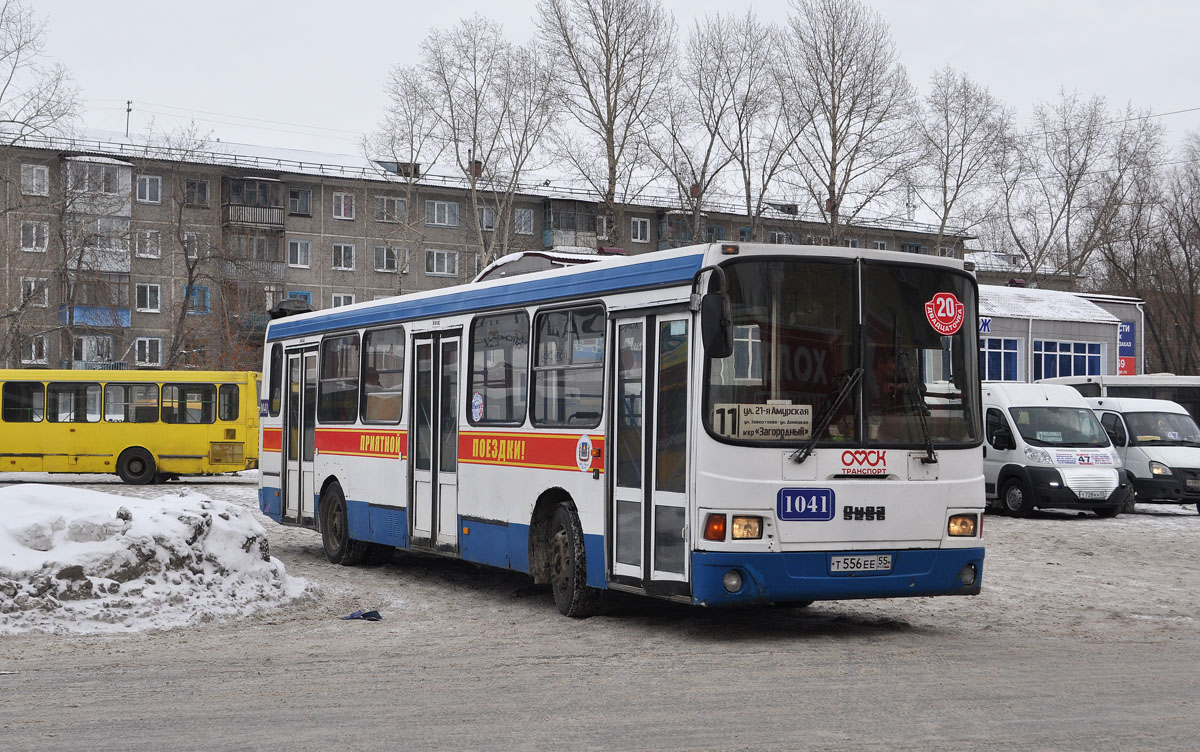Omsk region, LiAZ-5256.45 # 1041
