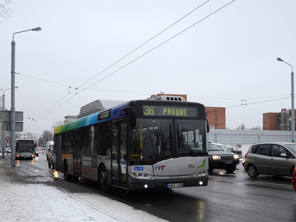 Литва, Solaris Urbino III 12 CNG № 954