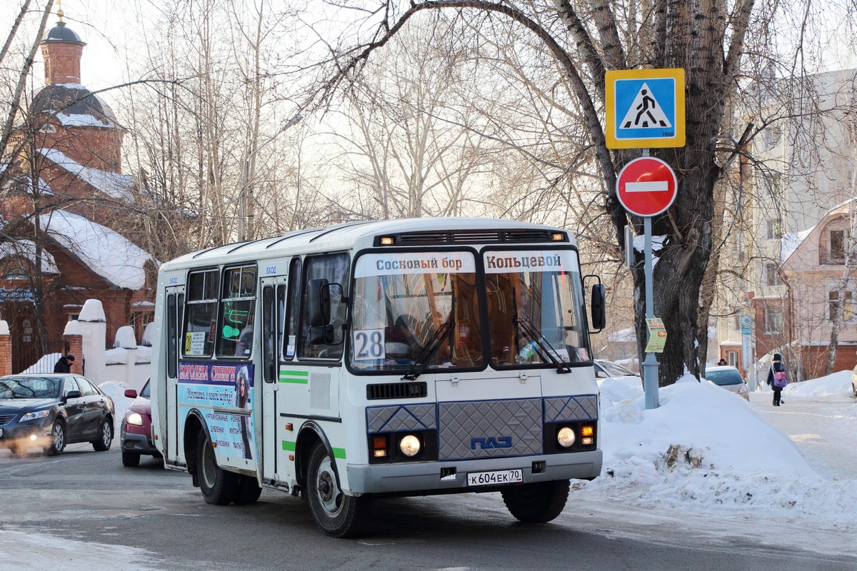 Томская область, ПАЗ-32054 № К 604 ЕК 70