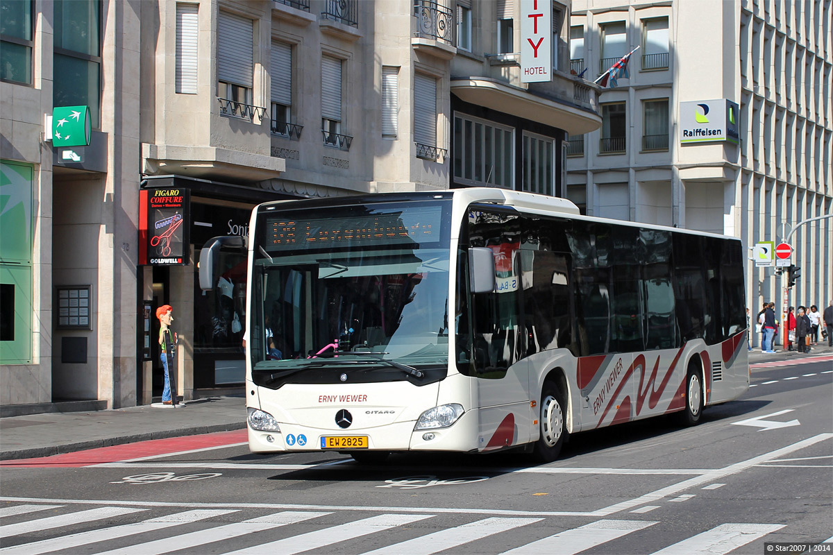 Люксембург, Mercedes-Benz Citaro C2 Ü № EW 2825