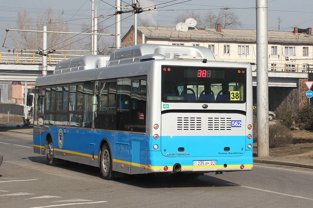 Алматы, Yutong ZK6118HGA № 562