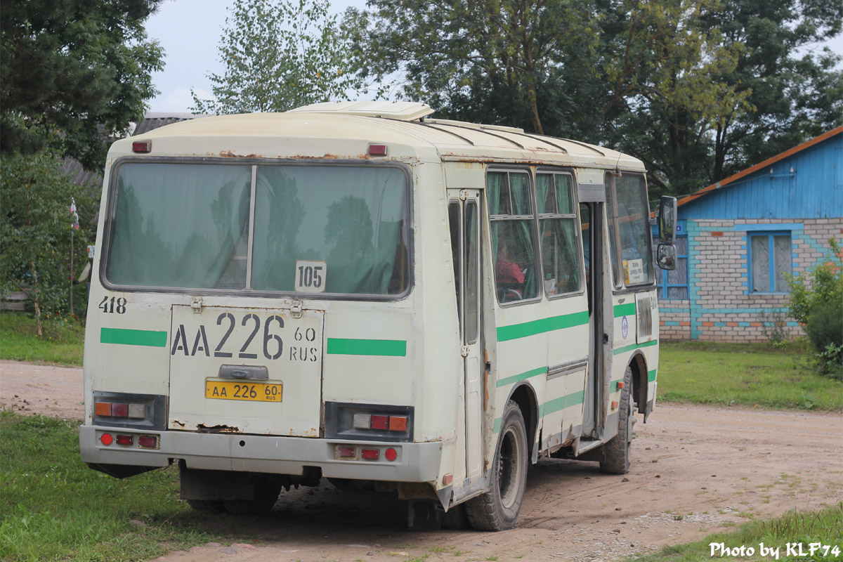 Псковская область, ПАЗ-32054-07 № 418