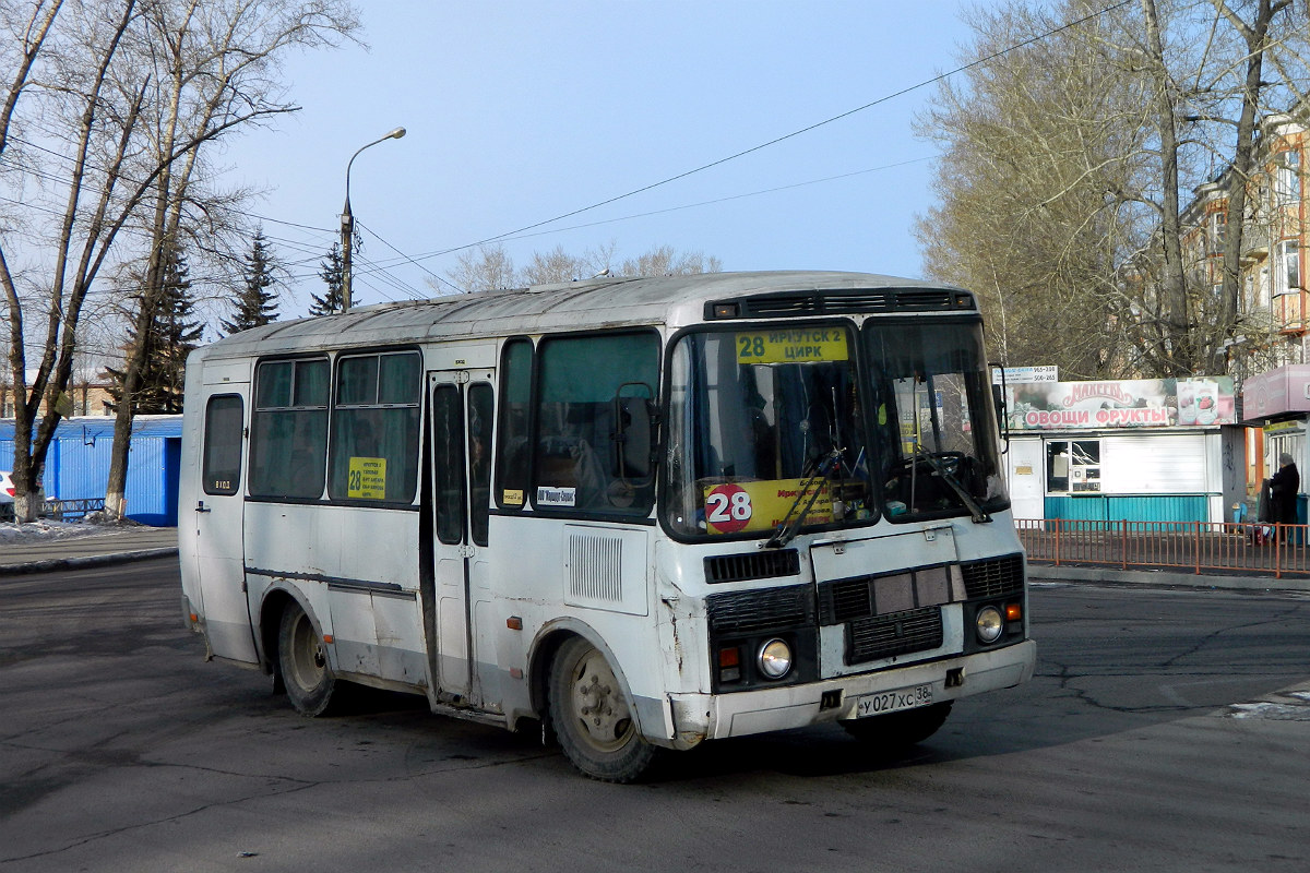 Иркутская область, ПАЗ-3205-110 № У 027 ХС 38