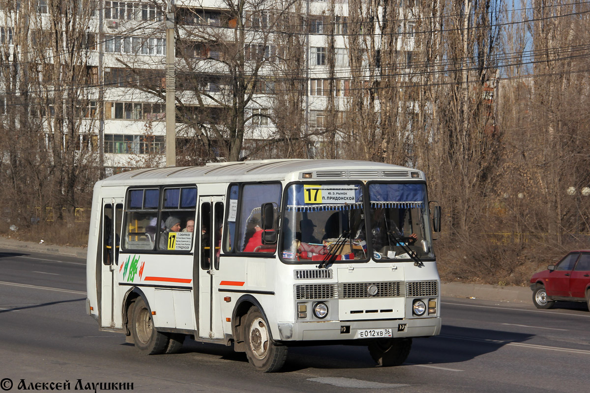 Воронежская область, ПАЗ-32054 № Е 012 ХВ 36