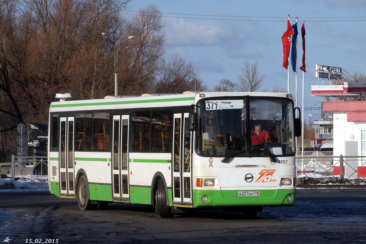 Санкт-Петербург, ЛиАЗ-5293.60 № 3652