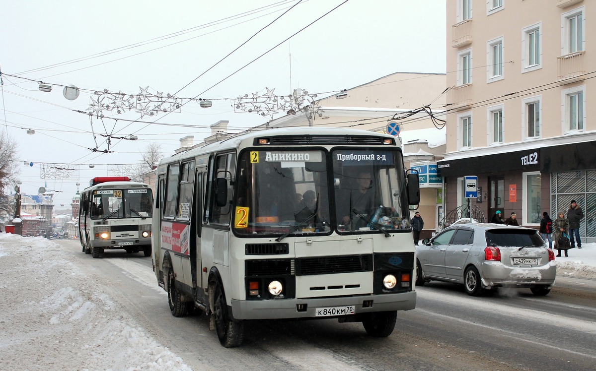 Томская область, ПАЗ-32054 № Е 252 УА 70; Томская область, ПАЗ-32054 № К 840 КМ 70