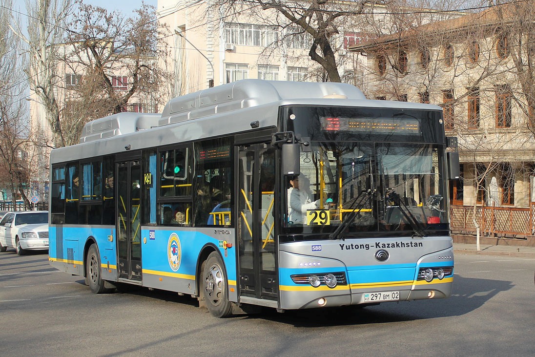 Алматы, Yutong ZK6118HGA № 588