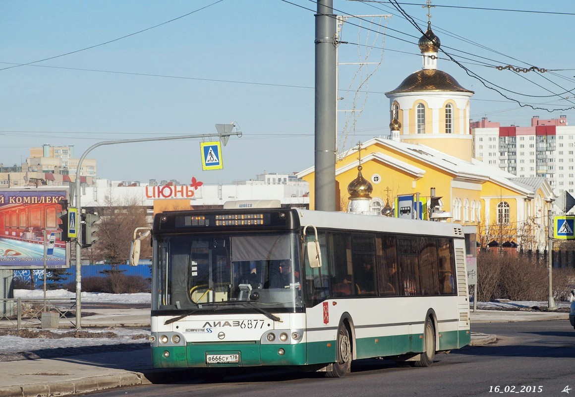 Санкт-Петербург, ЛиАЗ-5292.60 № 6877