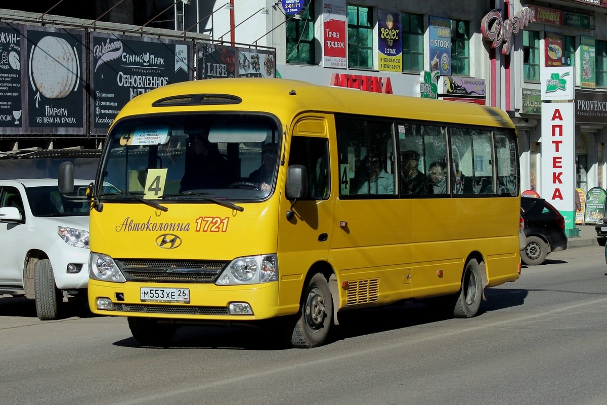 Ставропольский край, Hyundai County Kuzbass № М 553 ХЕ 26