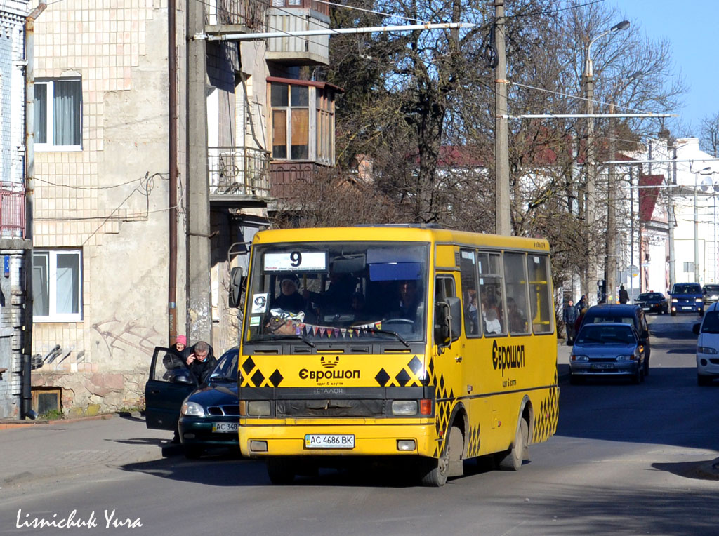 Волынская область, БАЗ-А079.45 "Подснежник" № AC 4686 BK