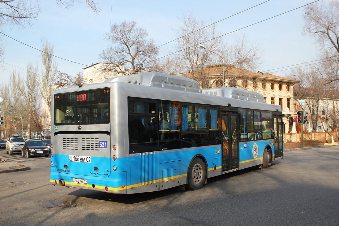 Алматы, Yutong ZK6118HGA № 531