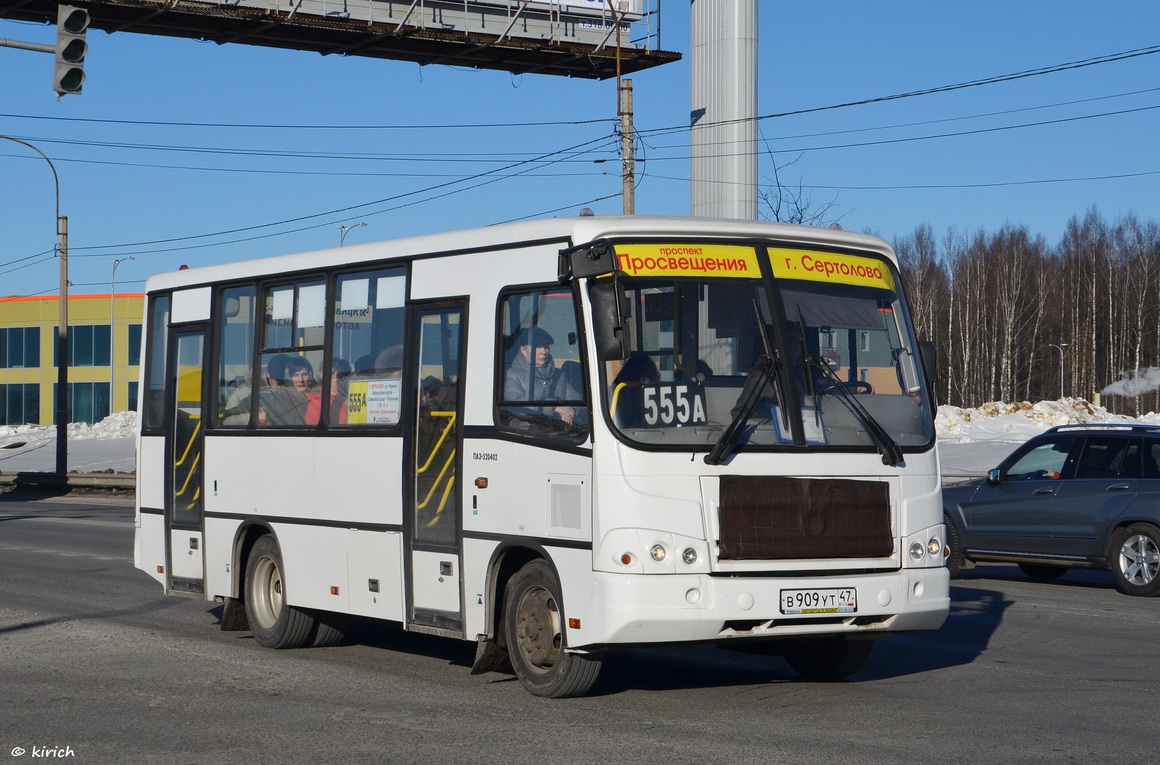 Ленинградская область, ПАЗ-320402-05 № В 909 УТ 47