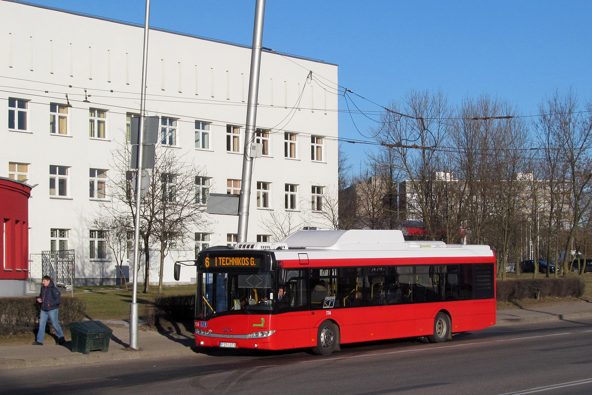 Литва, Solaris Urbino III 12 CNG № 774