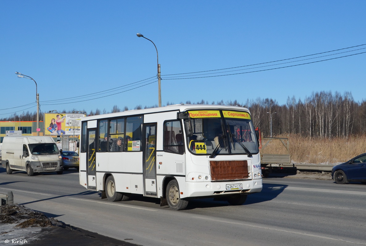 Ленинградская область, ПАЗ-320402-05 № В 267 УС 47