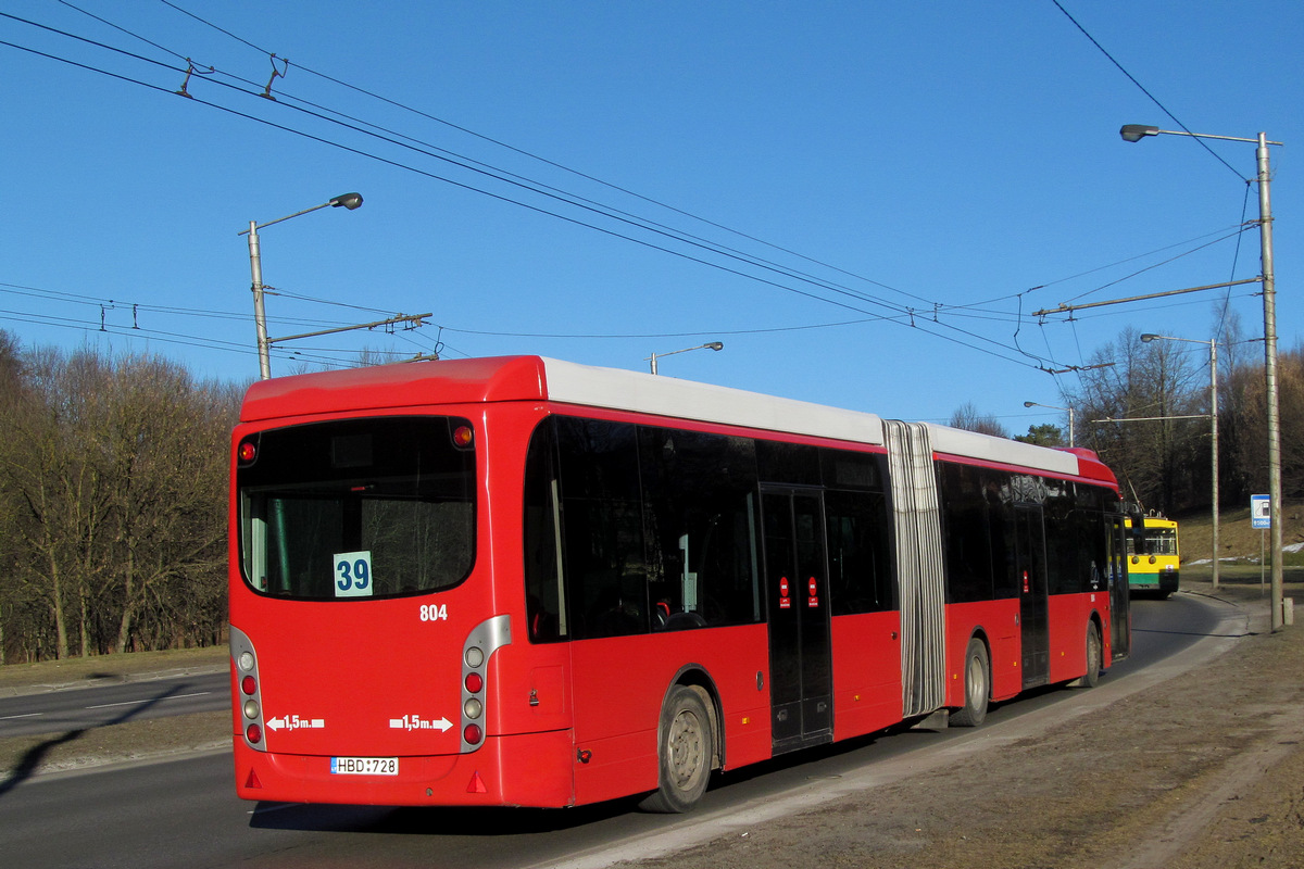 Литва, Van Hool New AG300 № 804