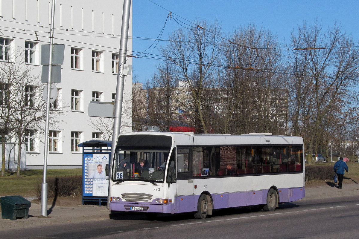 Литва, Berkhof Europa 2000NL Premier № 743