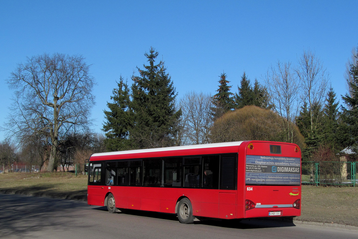 Lithuania, Solaris Urbino II 12 # 634