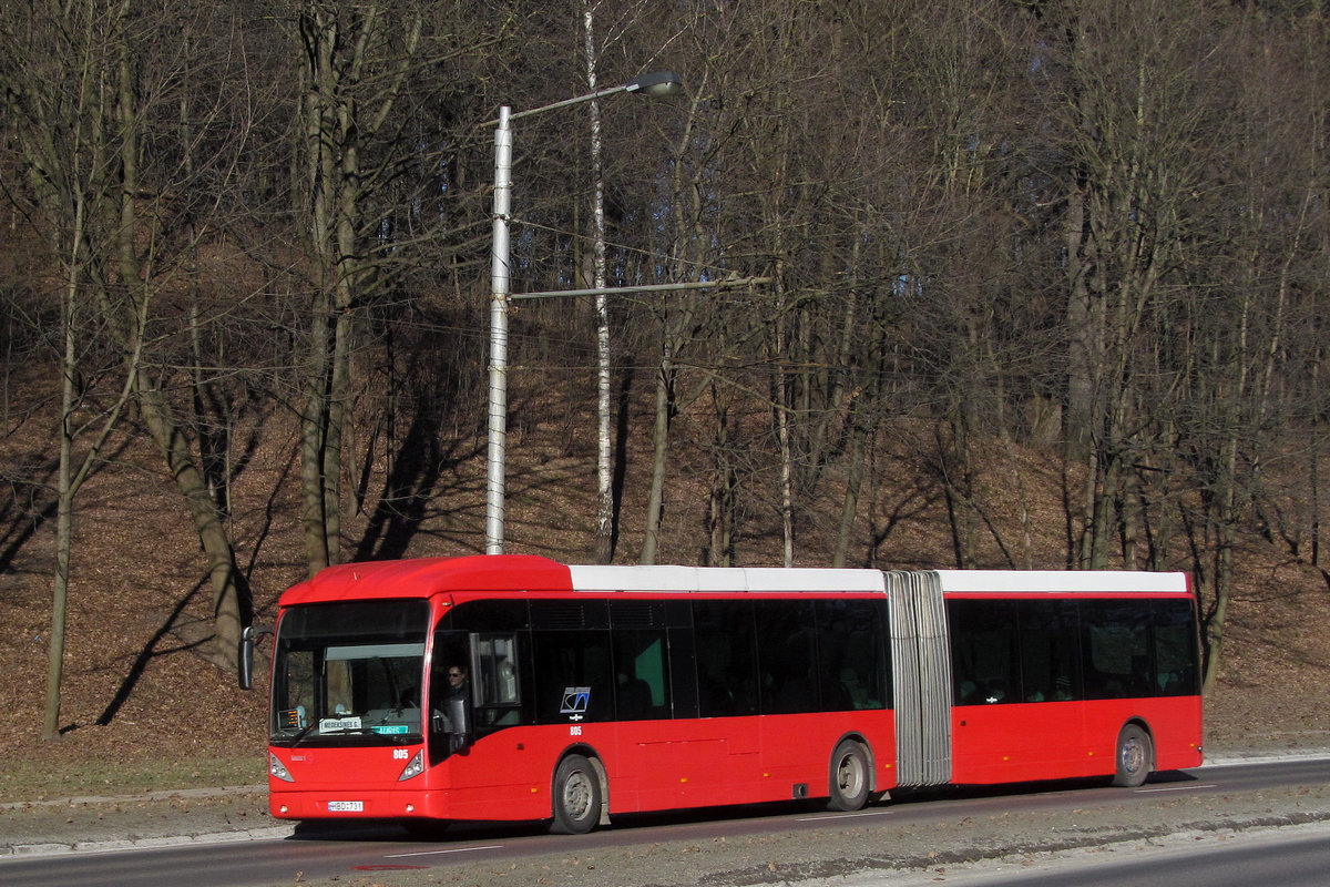 Литва, Van Hool New AG300 № 805