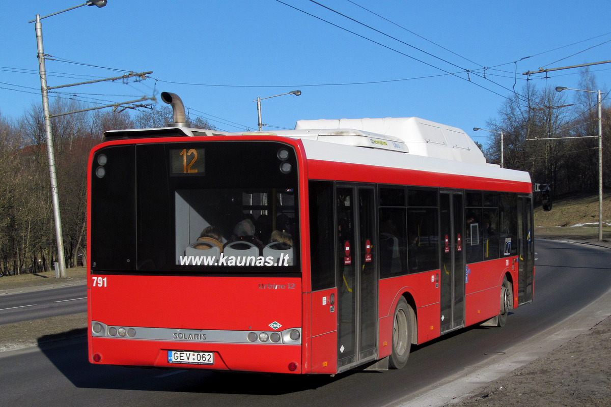 Литва, Solaris Urbino III 12 CNG № 791