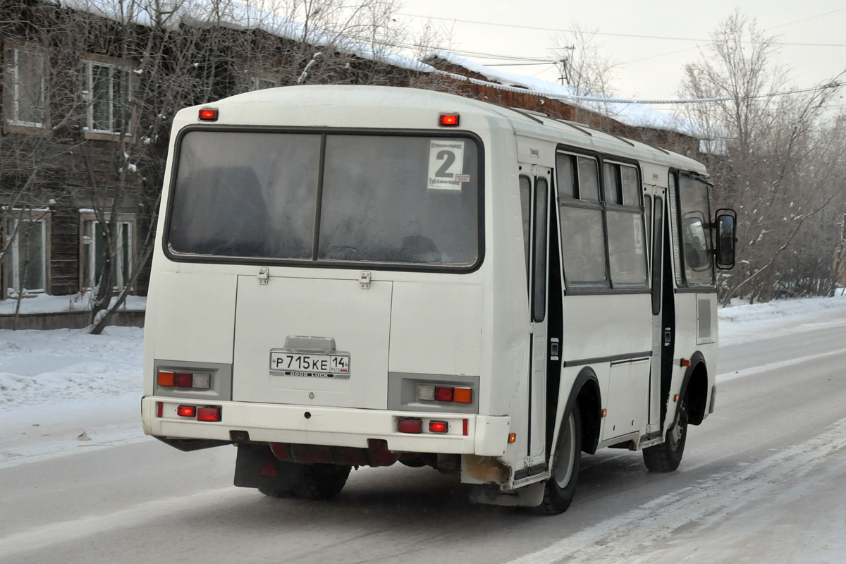 Sacha (Jakutsko), PAZ-32054 č. Р 715 КЕ 14