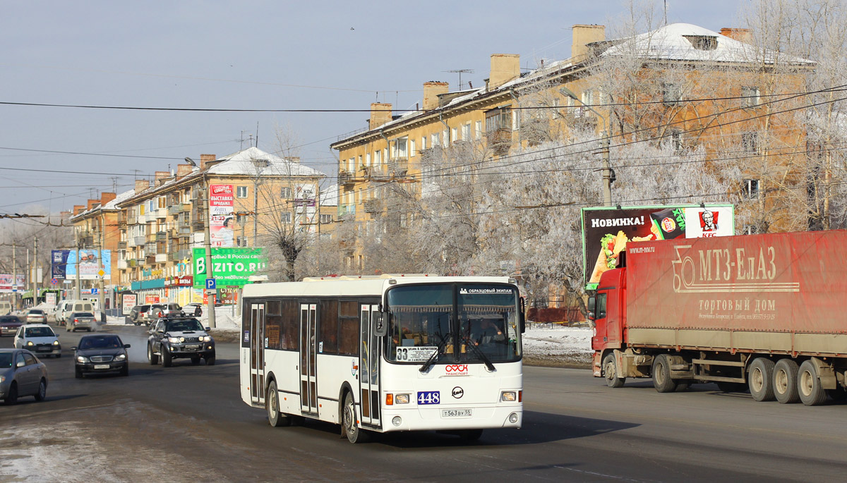 Омская область, ЛиАЗ-5256.53 № 448