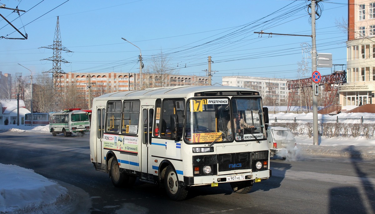 Томская область, ПАЗ-32054 № К 907 НЕ 70