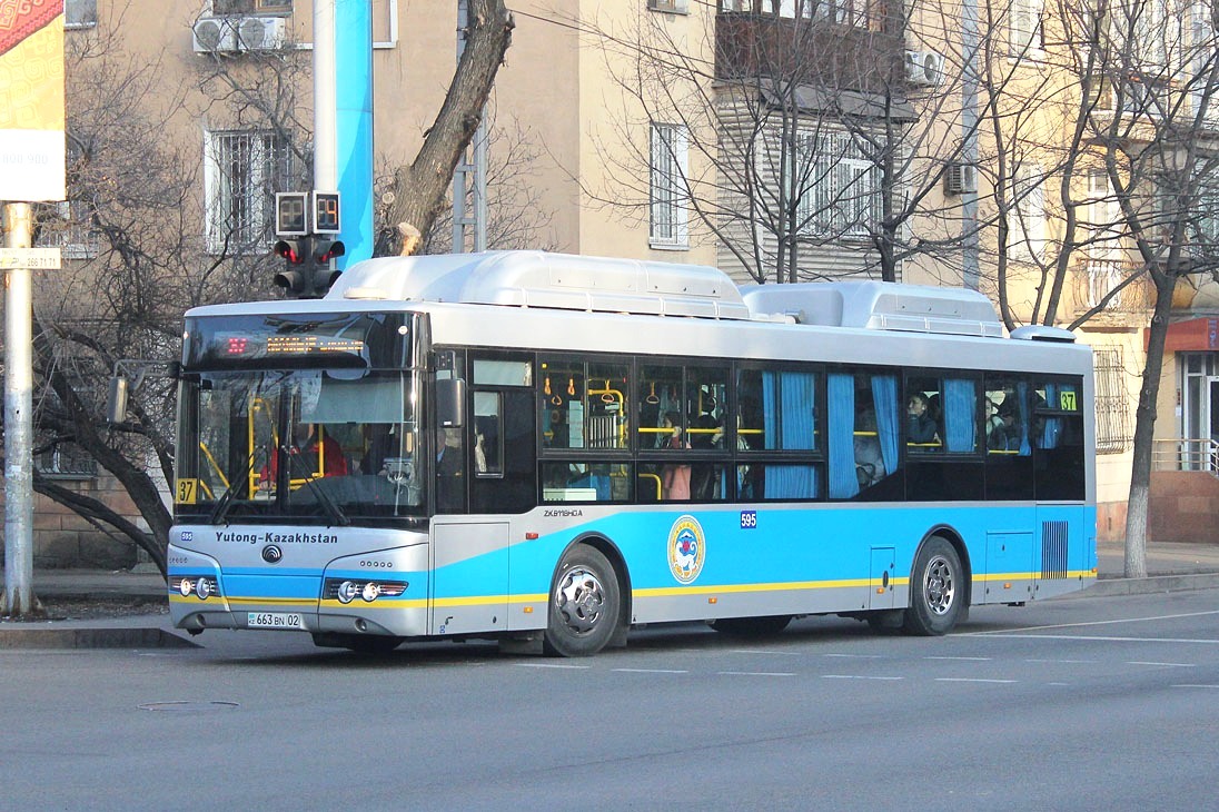 Алматы, Yutong ZK6118HGA № 595