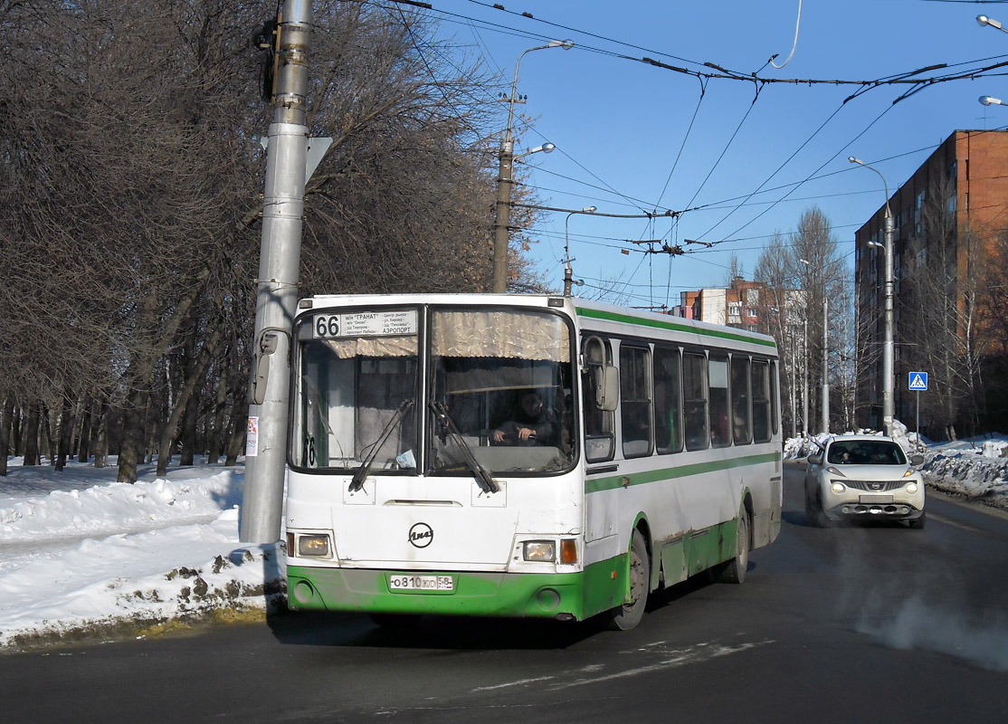 Пензенская область, ЛиАЗ-5256.45 № О 810 КО 58