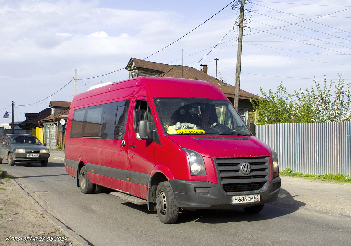 Тамбовская область, Луидор-2233 (Volkswagen Crafter) № М 686 ОМ 68 — Фото —  Автобусный транспорт