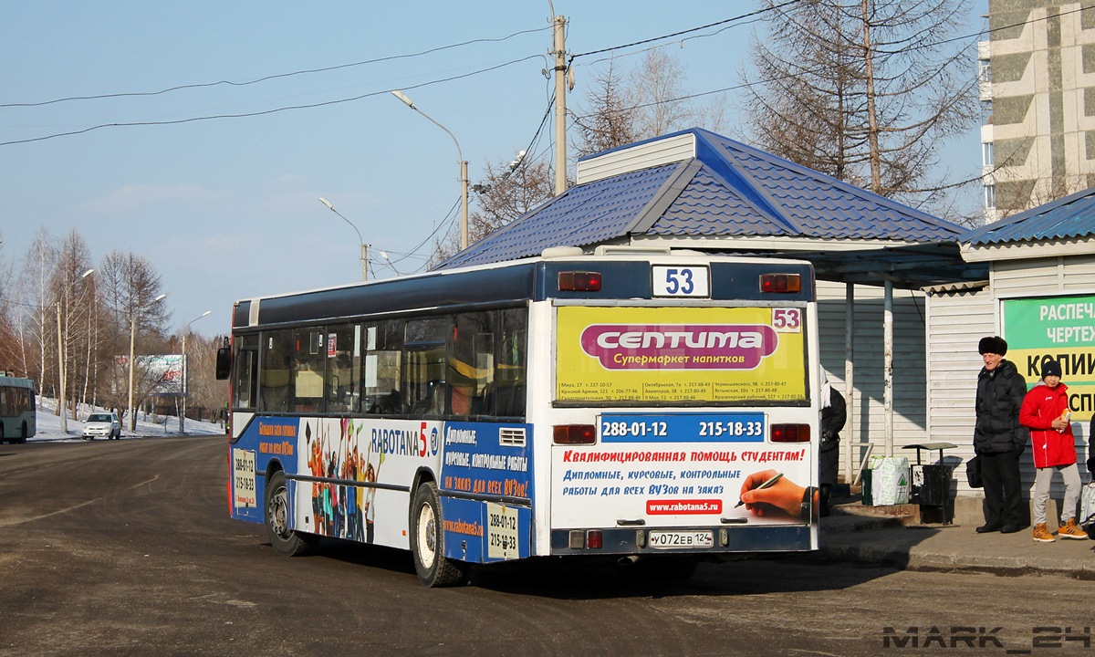 Красноярский край, Mercedes-Benz O405N № У 072 ЕВ 124