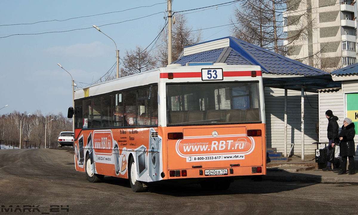 Красноярский край, Mercedes-Benz O405 № У 040 ЕВ 124