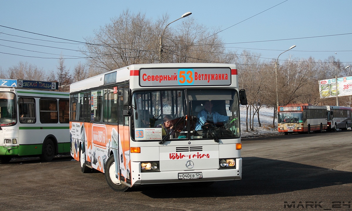 Красноярский край, Mercedes-Benz O405 № У 040 ЕВ 124