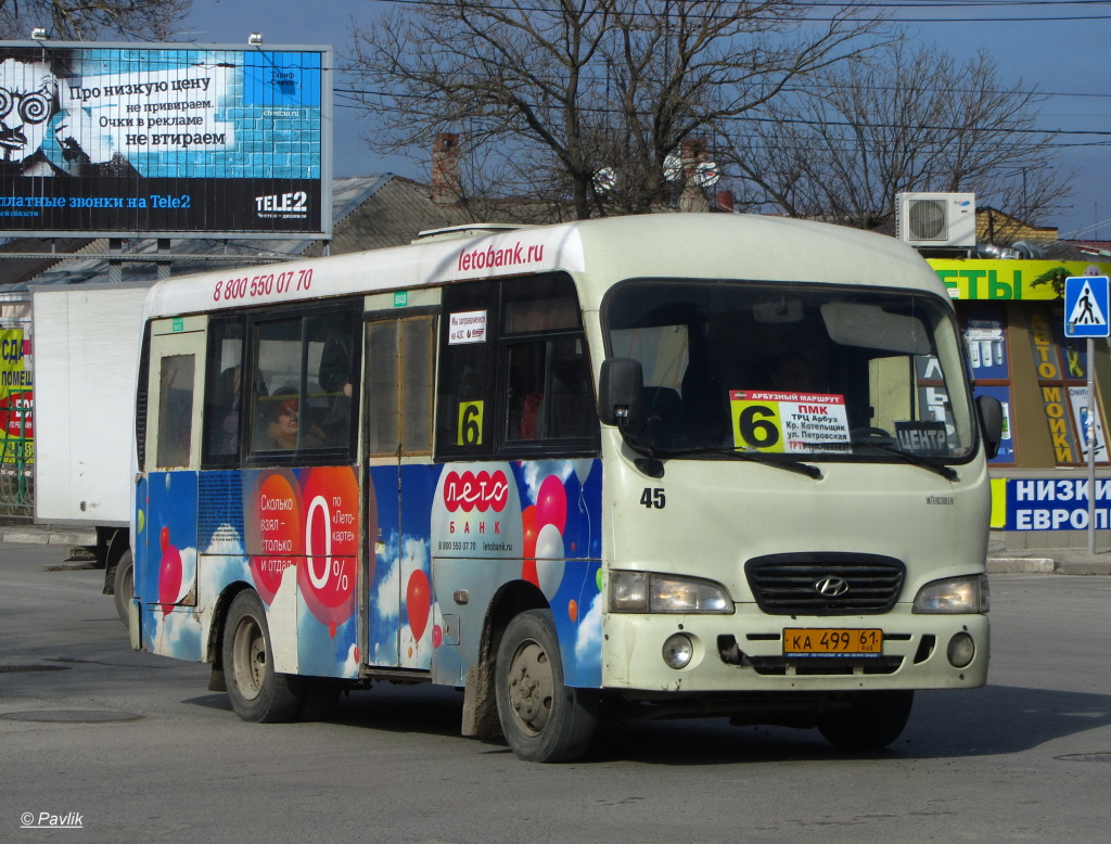 Ростовская область, Hyundai County SWB C08 (РЗГА) № 45