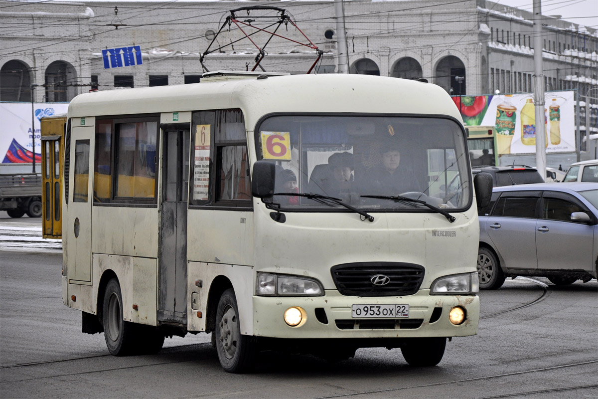 Алтайский край, Hyundai County SWB C08 (РЗГА) № О 953 ОХ 22