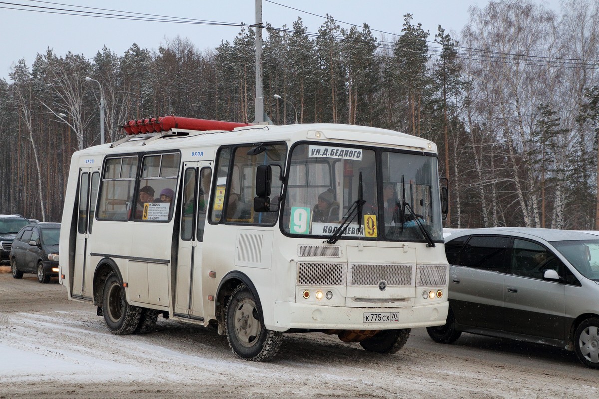 Томская область, ПАЗ-32054 № К 775 СХ 70