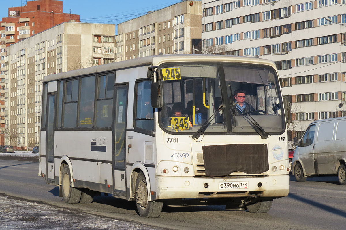 Санкт-Петербург, ПАЗ-320412-05 № 7761