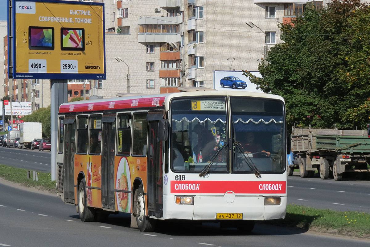 Псковская область, Mercedes-Benz O345 № 619