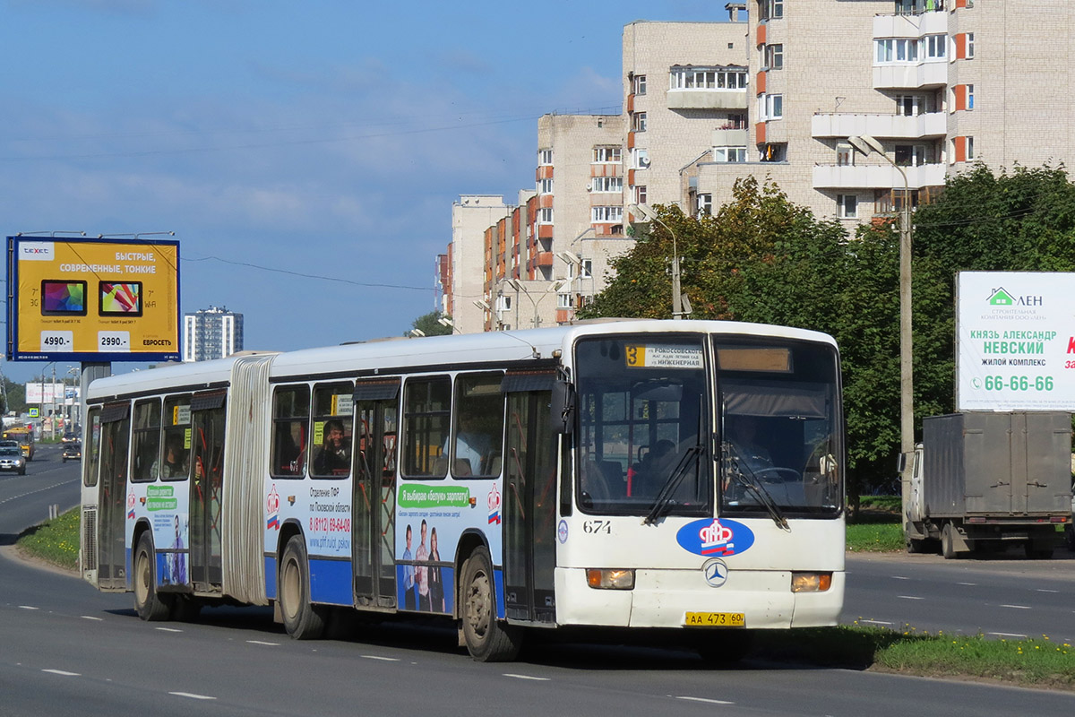 Псковская область, Mercedes-Benz O345G № 674