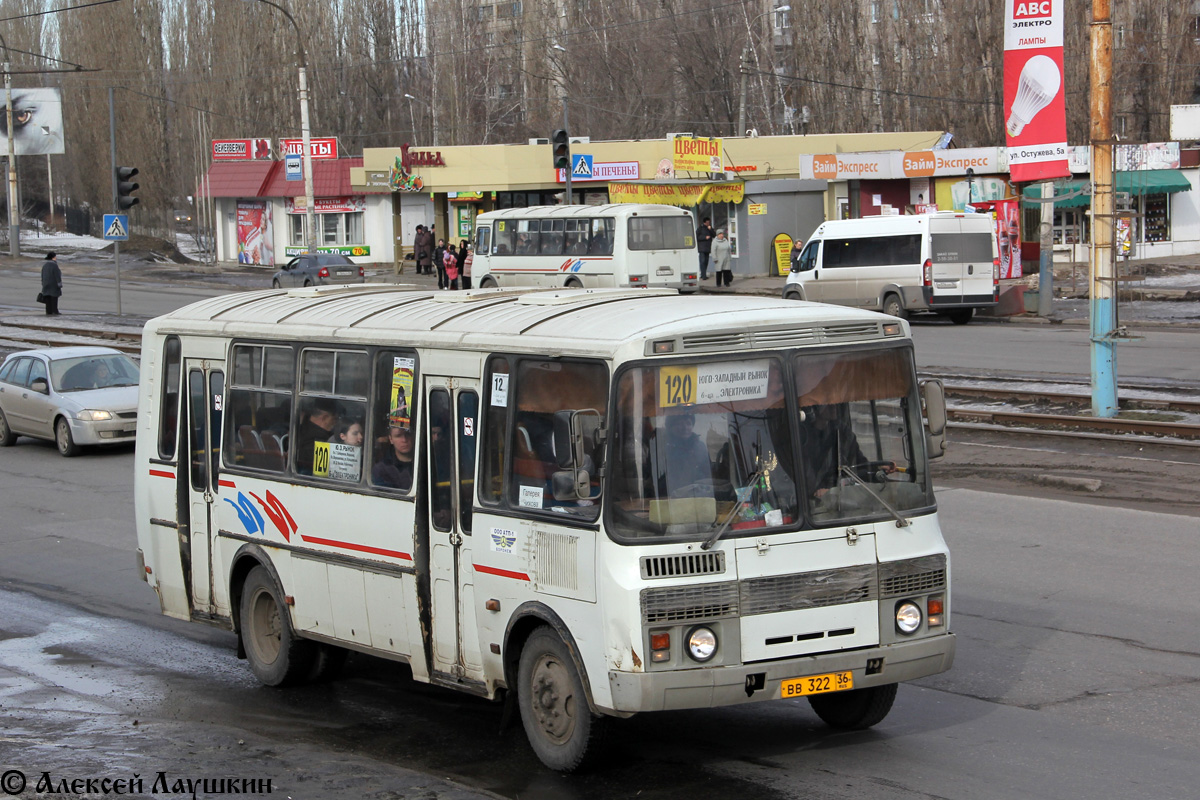 Воронежская область, ПАЗ-4234 № ВВ 322 36