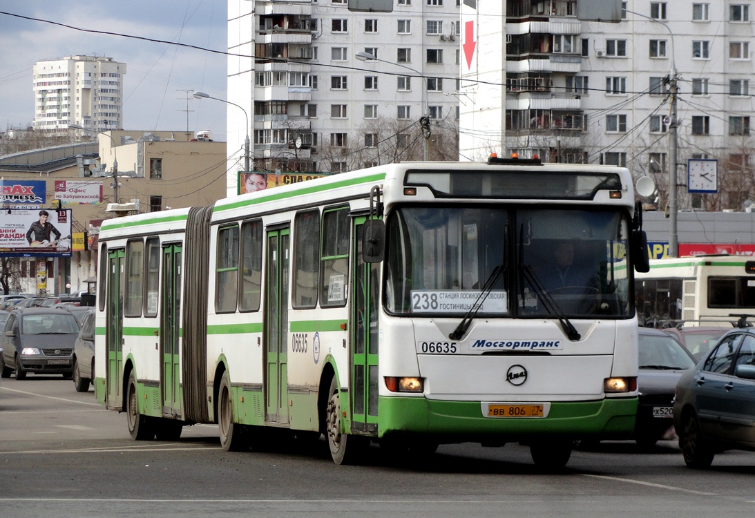 Москва, ЛиАЗ-6212.01 № 06635