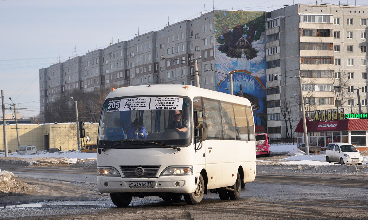 Омская область, Golden Dragon XML6720C1 № Т 534 ВС 55